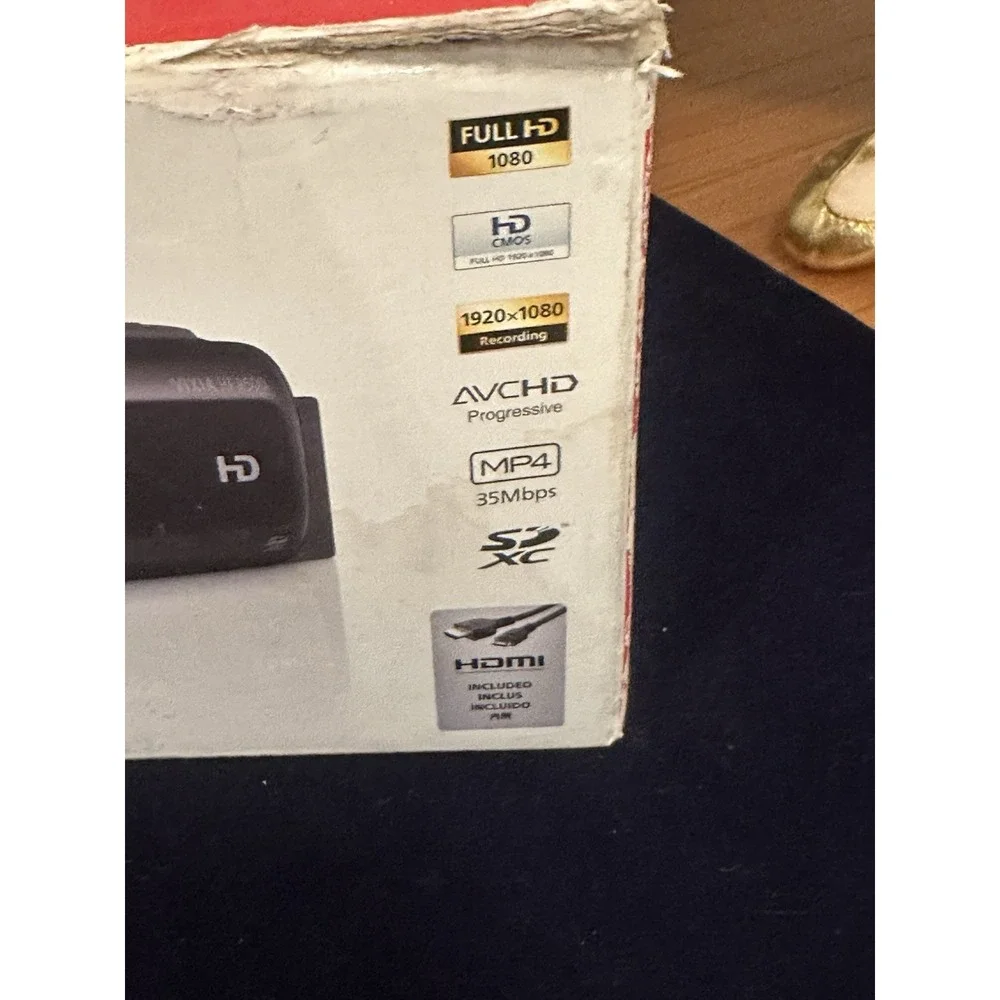 Canon VIXIA HF R300 HD Handheld Camcorder Black 32x Zoom 3